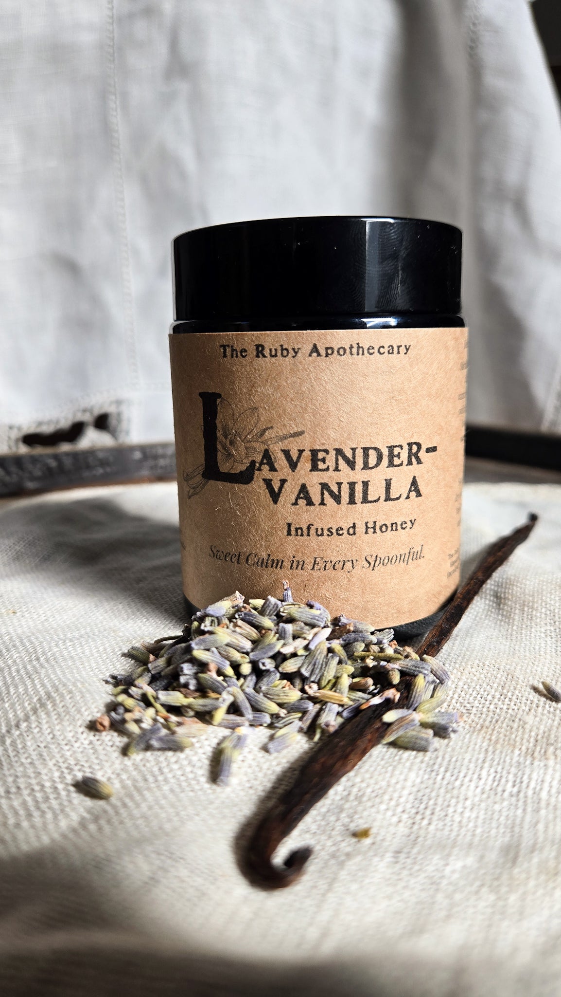Lavender-Vanilla Infused Honey